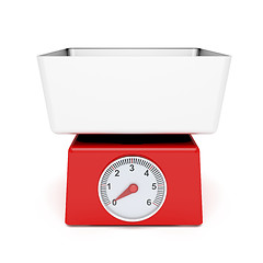 Image showing Retro kitchen weight scale