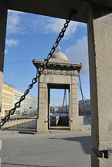 Image showing Stone Tower On The Bridge