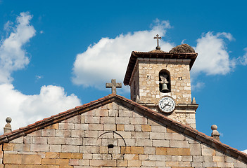 Image showing Medieval church pediment