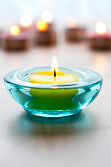 Image showing Close-up of candles