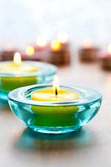 Image showing Close-up of candles