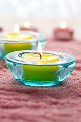 Image showing Close-up of candles