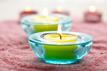 Image showing Close-up of candles