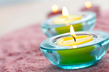 Image showing Close-up of candles