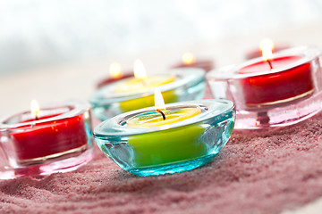 Image showing Close-up of candles