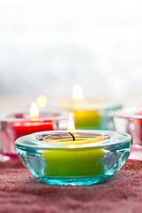 Image showing Close-up of candles