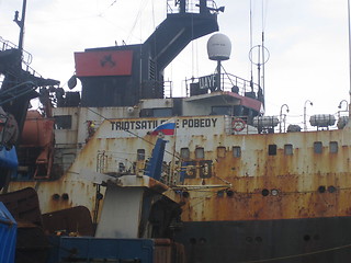 Image showing Russian trawlers