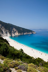 Image showing Myrtos beach, Kefalonia