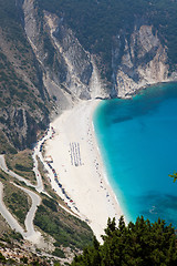 Image showing Myrtos beach, Kefalonia