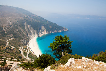 Image showing Myrtos beach, Kefalonia