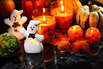 Image showing Halloween still life