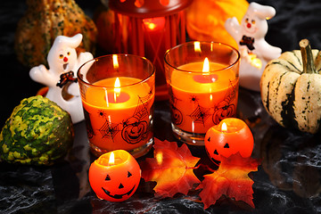 Image showing Halloween still life