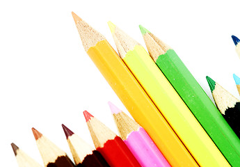 Image showing Close-up pencil.