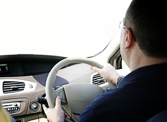 Image showing Car driver