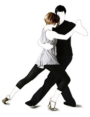 Image showing tango / silhouettes