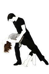 Image showing tango / silhouettes