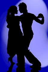 Image showing tango / silhouettes   