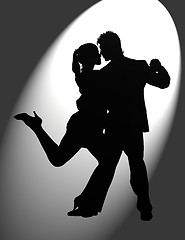 Image showing tango / silhouettes   