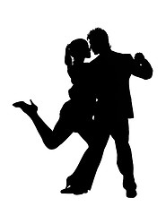 Image showing tango / silhouettes   