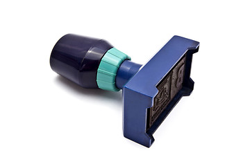 Image showing Blue stamp