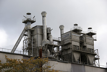 Image showing Pipes of a factory