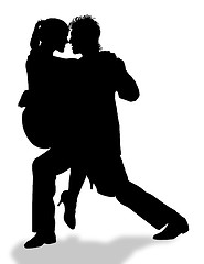 Image showing tango / silhouettes 