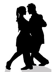 Image showing tango / silhouettes 