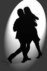 Image showing tango / silhouettes 