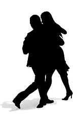 Image showing tango / silhouettes 