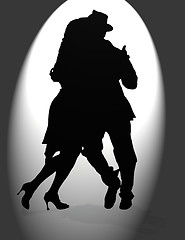 Image showing tango / silhouettes 