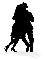 Image showing tango / silhouettes 