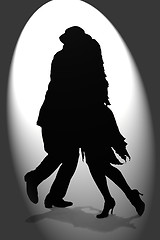 Image showing tango / silhouettes 