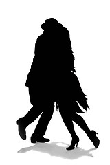 Image showing tango / silhouettes 