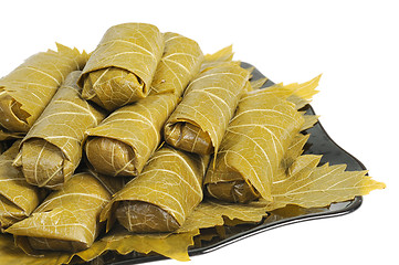 Image showing Dolma on a plate