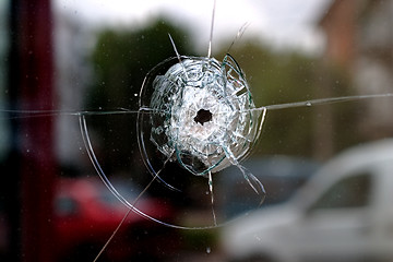 Image showing Broken glass