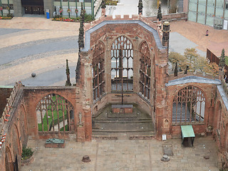 Image showing Coventry Cathedral ruins