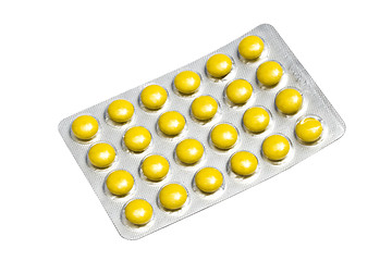 Image showing Yellow pills 