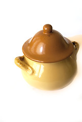 Image showing Clay mug