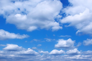 Image showing Clouds in a blue sky