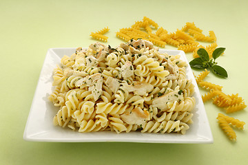 Image showing Chicken Spiral Pasta