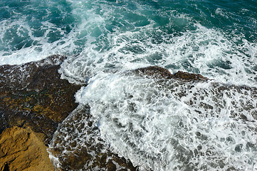 Image showing The sea near Acre.