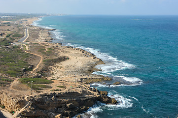 Image showing Coast of Israel.