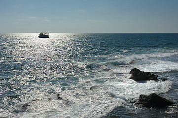 Image showing The sea near Acre.