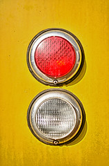 Image showing Train light detail