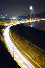 Image showing Ting Kau Bridge in Hong Kong