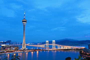 Image showing Macau at night