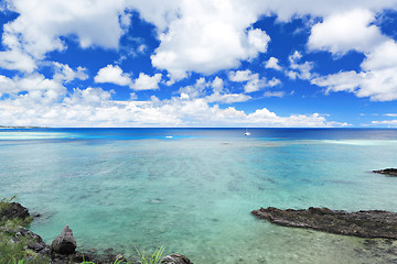 Image showing beautiful sea in Okinawa