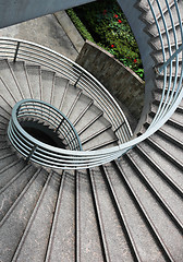 Image showing spiraling stair