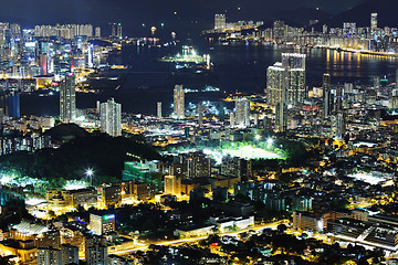 Image showing kowloon at night