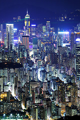 Image showing Hong Kong at night